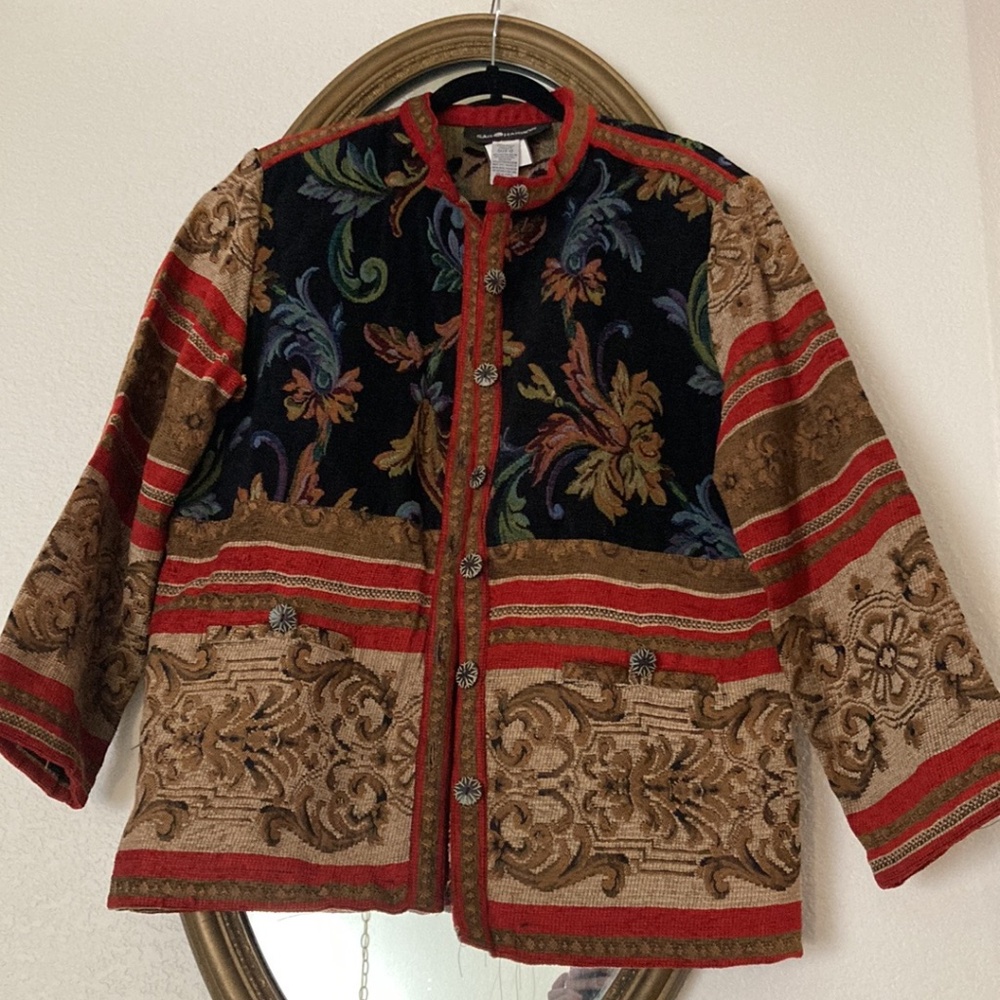 Vintage Sag Harbor Tapestry Jacket